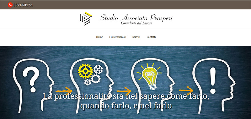 Studio Associato Prosperi - Coroporate WebSite